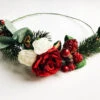 Winter Wedding Crown, Bridal Floral Crown, Boho Flower Crown, Winter Berries Hair Wreath, Rose Floral Headpiece, Christmas Head Wreath -Cheap Bags & Purses Store il fullxfull.1349336296 ouub