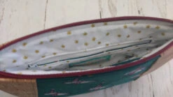 Unicorn Christmas Sunshine Clutch / Wristlet In Gold Accent Cork With 100% Cotton Lining And Inner Zipped Pocket. -Cheap Bags & Purses Store il fullxfull.1351400174 mu09