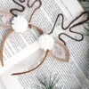 Antler Headband Christmas Flower Liberty Reindeer Woodland Fawn Doe Deer Hairband Grey White - Festival -Cheap Bags & Purses Store il fullxfull.1352811601 b8ie