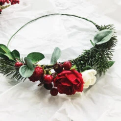 Winter Wedding Crown, Bridal Floral Crown, Boho Flower Crown, Winter Berries Hair Wreath, Rose Floral Headpiece, Christmas Head Wreath 16 Winter Wedding Crown, Bridal Floral Crown, Boho Flower Crown, Winter Berries Hair Wreath, Rose Floral Headpiece, Christmas Head Wreath -Cheap Bags & Purses Store il fullxfull.1396616137 ghvh