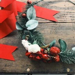 Winter Wedding Crown, Bridal Floral Crown, Boho Flower Crown, Winter Berries Hair Wreath, Rose Floral Headpiece, Christmas Head Wreath 21 Winter Wedding Crown, Bridal Floral Crown, Boho Flower Crown, Winter Berries Hair Wreath, Rose Floral Headpiece, Christmas Head Wreath -Cheap Bags & Purses Store il fullxfull.1396616521 mj8y