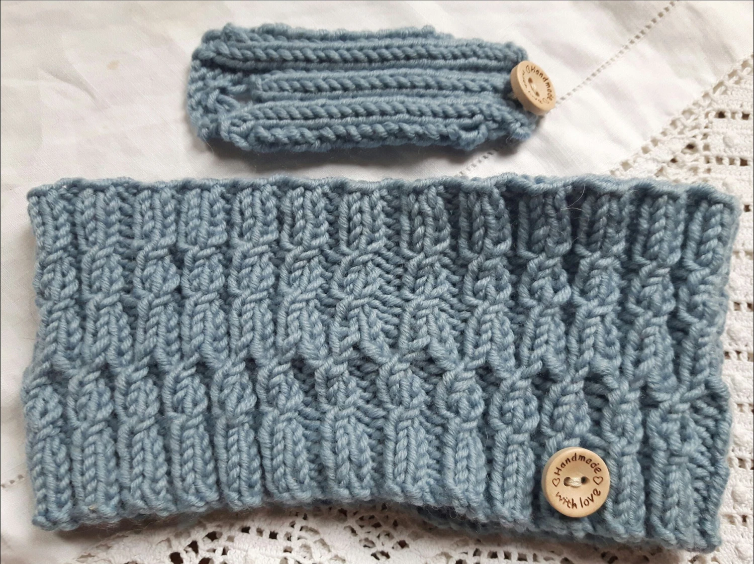 Hand Knitted Womens Blue Headband, In Merino Yarn. Twisted Rib. Handmade Gift For Her, Christmas, Birthday. To Order 18 Colours 3 Sizes 10 Hand Knitted Womens Blue Headband, In Merino Yarn. Twisted Rib. Handmade Gift For Her, Christmas, Birthday. To Order 18 Colours 3 Sizes - Image 8