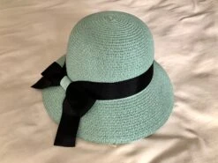 Vintage Summer Straw Hat, Beach Hat With Bow, Sun Visor Hat, Summer Hat With Ribbon, UV Protection, Fashion Sun Hat,Christmas Gift -Cheap Bags & Purses Store il fullxfull.1621242207 qvd3