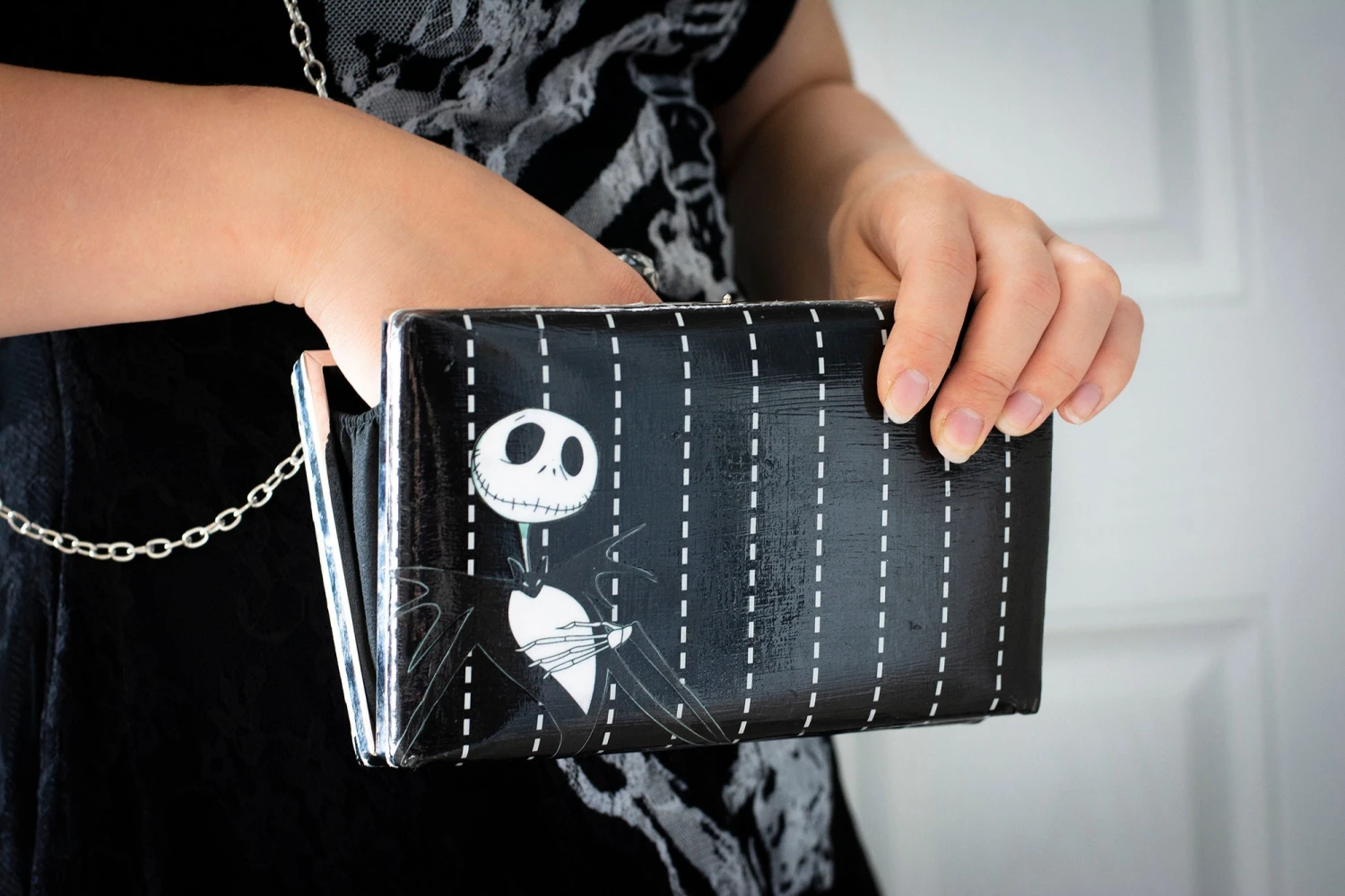 Nightmare Before Christmas Inspired Heels Jack Skellington Handbag/Clutch 8 Nightmare Before Christmas Inspired Heels Jack Skellington Handbag/Clutch - Image 6