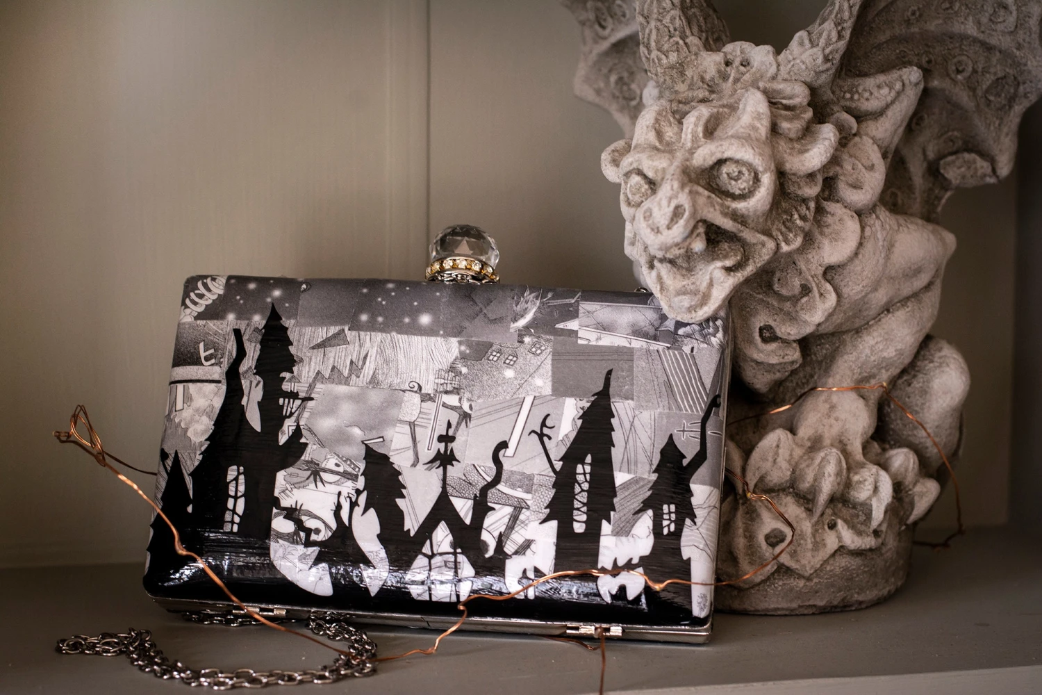 Nightmare Before Christmas Inspired Heels Jack Skellington Handbag/Clutch 10 Nightmare Before Christmas Inspired Heels Jack Skellington Handbag/Clutch - Image 8