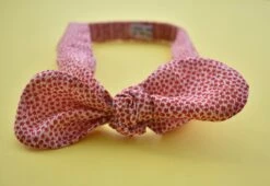 Ladies Tot Knot Hairband - Liberty Of London Christmas Red And White Marco Print - Christmas Gift For Her, Hair Accessory