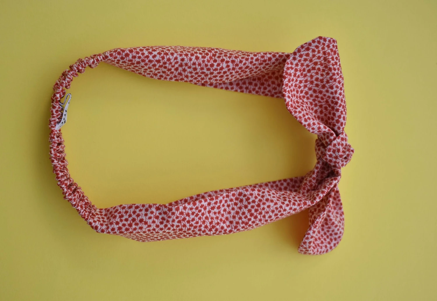 Ladies Tot Knot Hairband - Liberty Of London Christmas Red And White Marco Print - Christmas Gift For Her, Hair Accessory 6 Ladies Tot Knot Hairband - Liberty Of London Christmas Red And White Marco Print - Christmas Gift For Her, Hair Accessory - Image 4