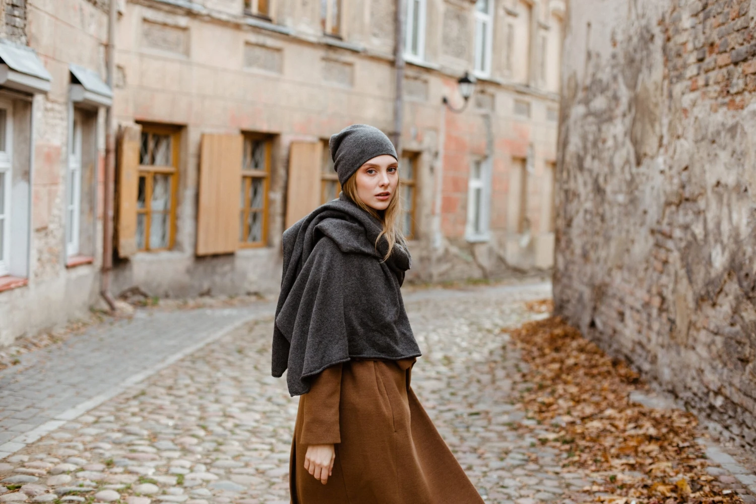 Gray Cashmere Hat. 100 Percent Pure Dark Gray Double Layer Cashmere Beanie For Women. Christmas Gift For Her 11 Gray Cashmere Hat. 100 Percent Pure Dark Gray Double Layer Cashmere Beanie For Women. Christmas Gift For Her - Image 9