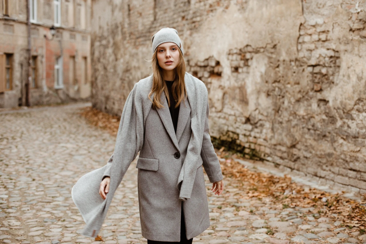 Gray Cashmere Hat. 100 Percent Pure Dark Gray Double Layer Cashmere Beanie For Women. Christmas Gift For Her 5 Gray Cashmere Hat. 100 Percent Pure Dark Gray Double Layer Cashmere Beanie For Women. Christmas Gift For Her - Image 3