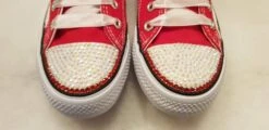 Christmas Shoes, Custom Christmas Trainers, Red High Top Canvas Shoes, Personalised Christmas Gift, Custom Hightop Trainers -Cheap Bags & Purses Store il fullxfull.2126237519 guv5