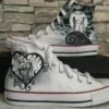Nightmare Before Christmas Hand Painted Converse Shoes, Wedding Shoes ,hand Painted Wedding Shoes,Jack And Sally,Tim Burton Inspired -Cheap Bags & Purses Store il fullxfull.2148177004 209v