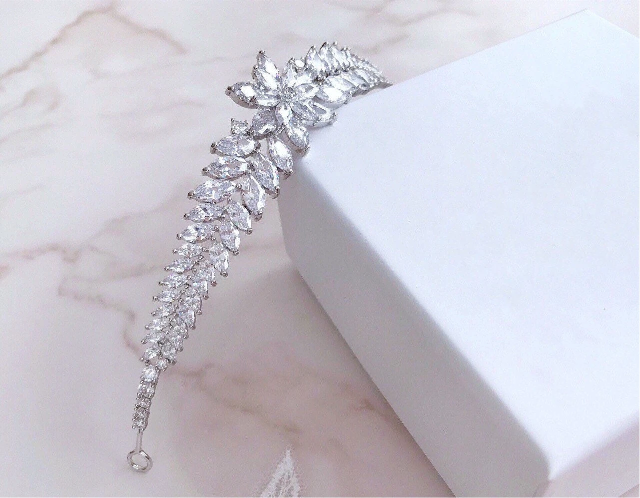 Snowflake Tiara, Silver Cubic Zircon Crown For Wedding, Bridal Hair Accessories,Brides Crown, Bridal Hairpiece, Winter Wedding, Christmas 10 Snowflake Tiara, Silver Cubic Zircon Crown For Wedding, Bridal Hair Accessories,Brides Crown, Bridal Hairpiece, Winter Wedding, Christmas - Image 8