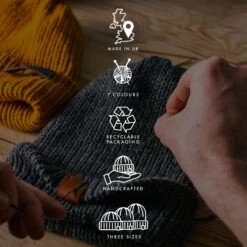 Fishermans-style Trawler Wooly Hat. Soft And Warm Trawler Style Beanie Hat For That's Been Hand Made In The UK. A Perfect Christmas Gift! -Cheap Bags & Purses Store il fullxfull.2189911376 6ie4