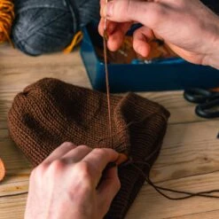 Fishermans-style Trawler Wooly Hat. Soft And Warm Trawler Style Beanie Hat For That's Been Hand Made In The UK. A Perfect Christmas Gift! -Cheap Bags & Purses Store il fullxfull.2190121486 kzd1