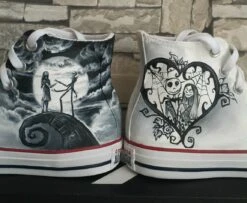 Nightmare Before Christmas Hand Painted Converse Shoes, Wedding Shoes ,hand Painted Wedding Shoes,Jack And Sally,Tim Burton Inspired 10 Nightmare Before Christmas Hand Painted Converse Shoes, Wedding Shoes ,hand Painted Wedding Shoes,Jack And Sally,Tim Burton Inspired -Cheap Bags & Purses Store il fullxfull.2195737971 k498