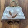 Romantic Antique Inspired Handmade Clutch Bag Embellished With Delicate Floral Aplique And Free Motion Embroidery Ideal Christmas Gift -Cheap Bags & Purses Store il fullxfull.2212345116 pouw