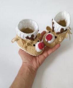 Christmas Baby Boots Baby Boots Deer Boots Crochet Baby Shoes Newborn Boots Christmas Baby Boots Christmas Deer Boots Baby Shoes -Cheap Bags & Purses Store il fullxfull.2267438840 id4o