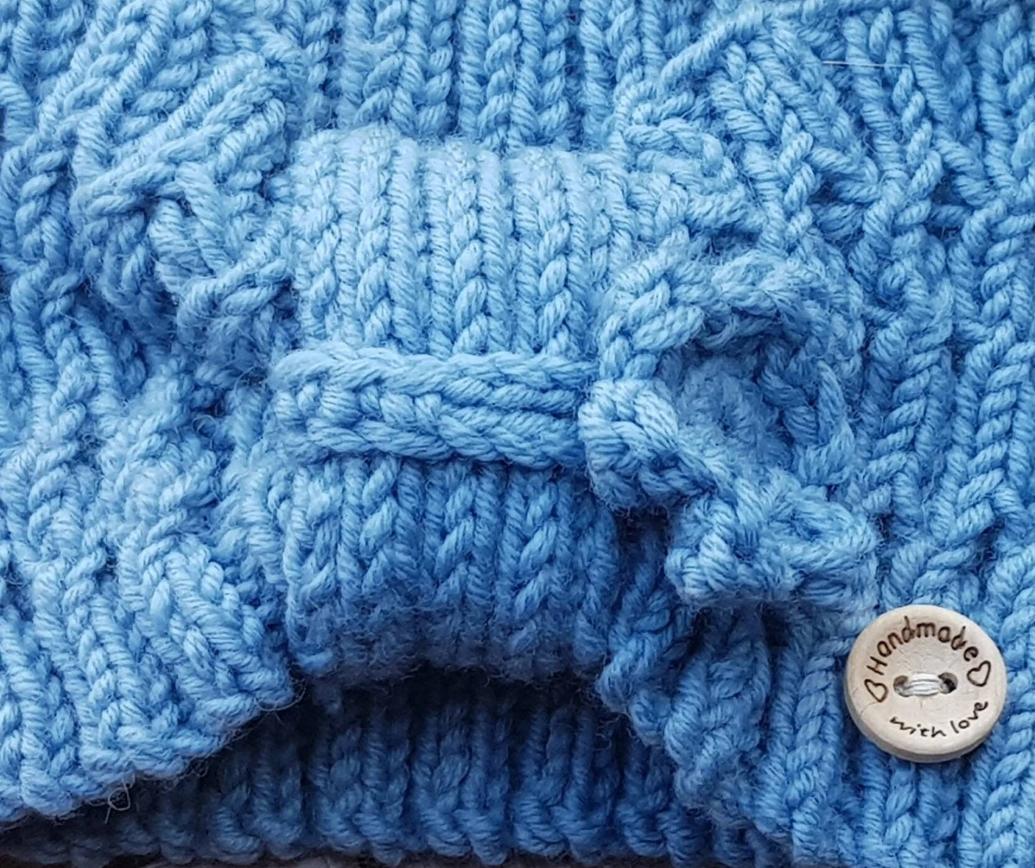 Hand Knitted Womens Blue Headband, In Merino Yarn. Twisted Rib. Handmade Gift For Her, Christmas, Birthday. To Order 18 Colours 3 Sizes 5 Hand Knitted Womens Blue Headband, In Merino Yarn. Twisted Rib. Handmade Gift For Her, Christmas, Birthday. To Order 18 Colours 3 Sizes - Image 3