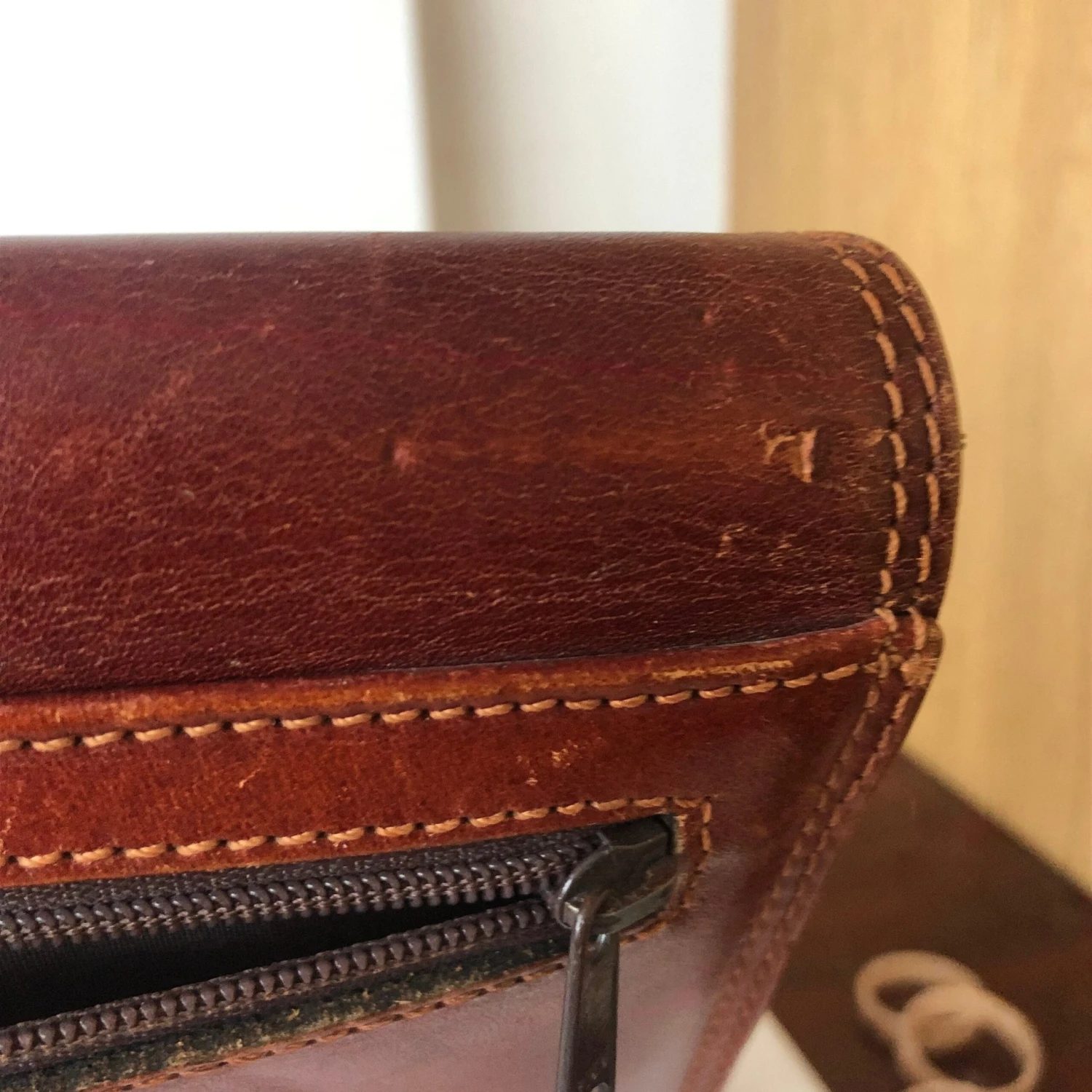 Vintage Leather Clutch With An Embossed D Purse Hand Bag Distressed Worn Indie Hipster Bohemian Chic Urban Librarian Chic Christmas Gift 6 Vintage Leather Clutch With An Embossed D Purse Hand Bag Distressed Worn Indie Hipster Bohemian Chic Urban Librarian Chic Christmas Gift - Image 4