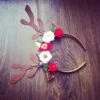 Adult Size Reindeer Headband Christmas Gift, Christmas Party Flower Crown With Reindeer Antlers, Great Christmas Hair Accessories -Cheap Bags & Purses Store il fullxfull.2579439834 7mwz