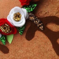 Adult Size Reindeer Headband Christmas Gift, Christmas Party Flower Crown With Reindeer Antlers, Great Christmas Hair Accessories -Cheap Bags & Purses Store il fullxfull.2579439888 aibn