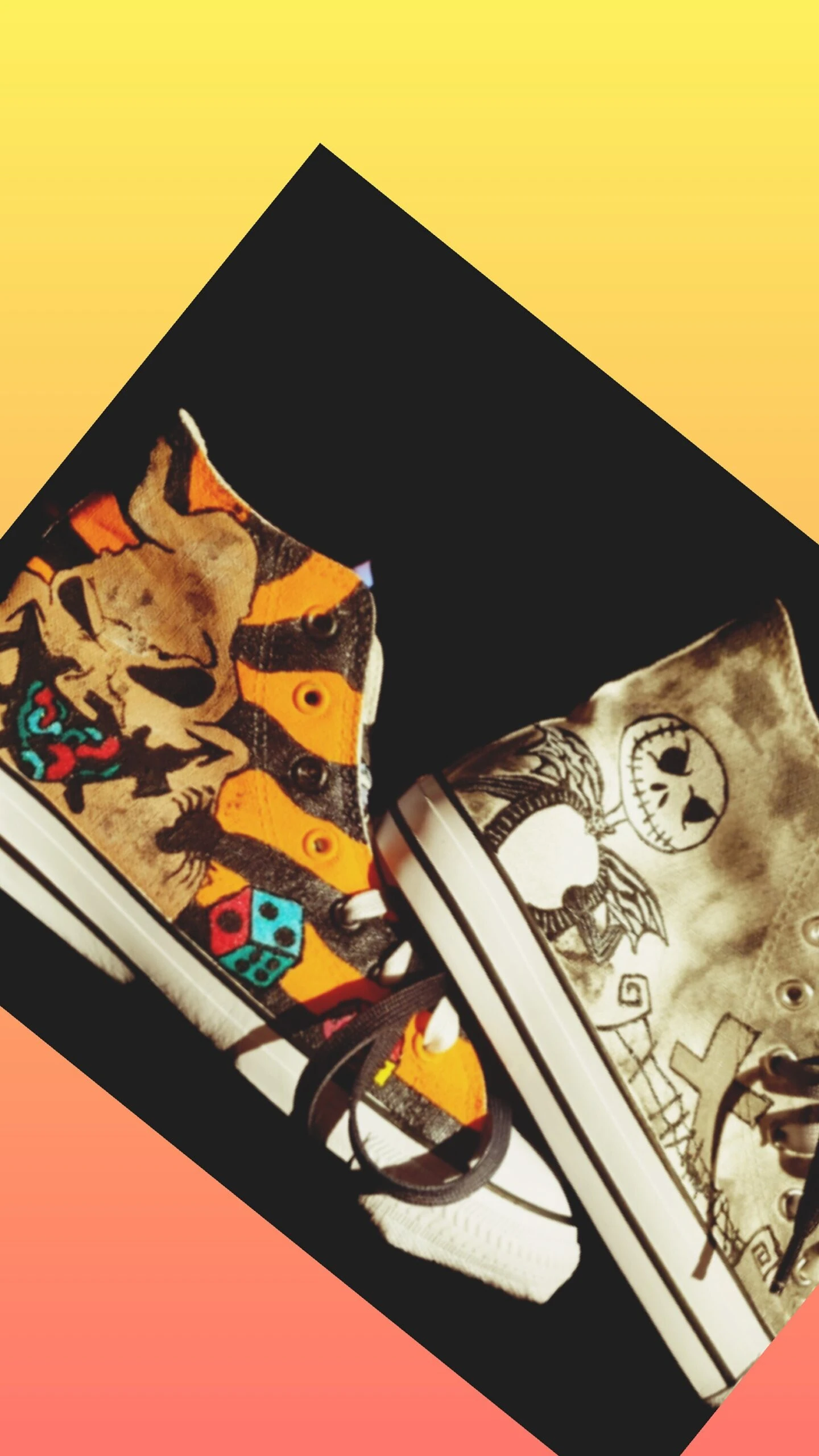 Nightmare Before Christmas Hi-Tops 3 Nightmare Before Christmas Hi-Tops - Image 2