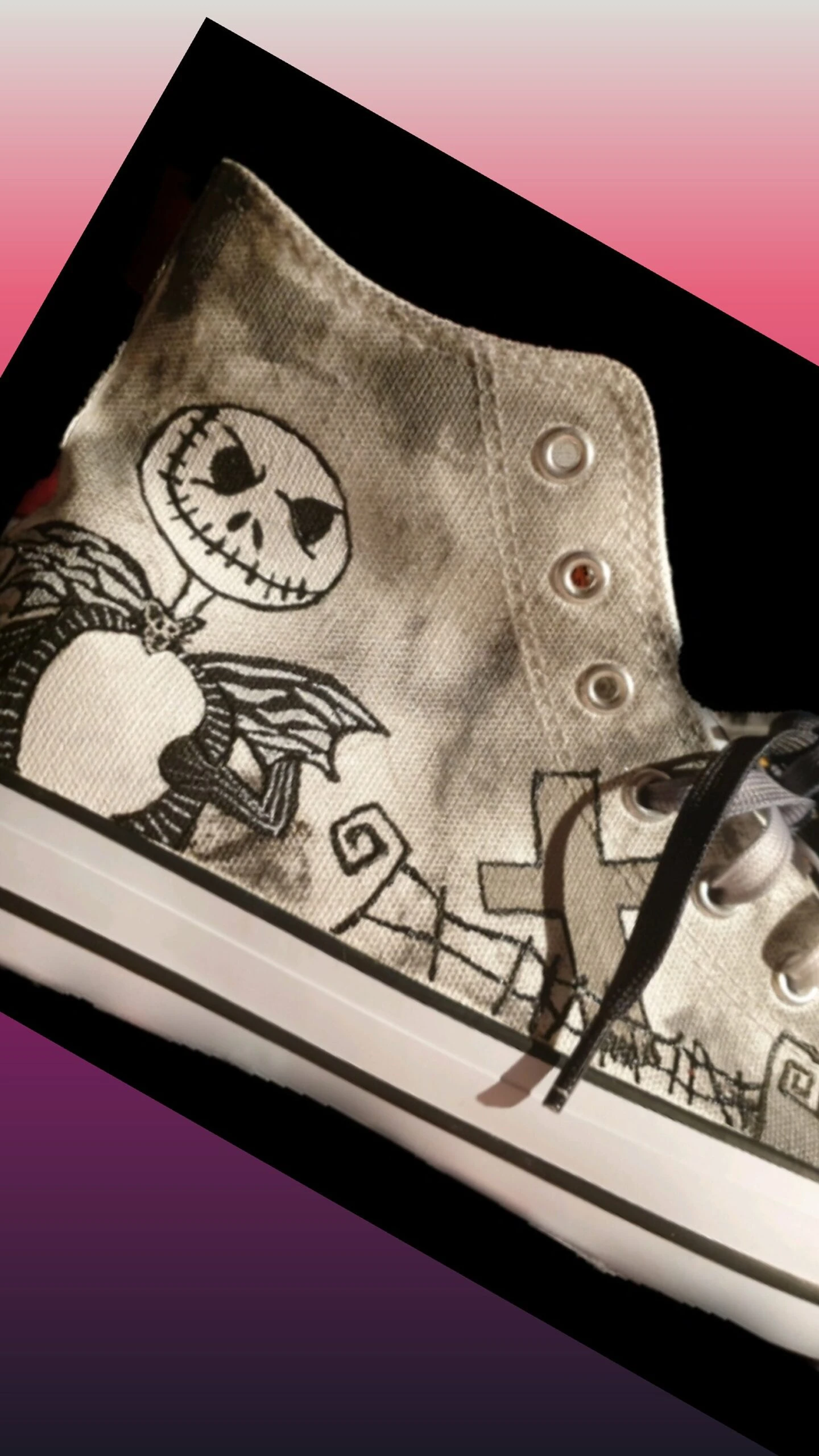 Nightmare Before Christmas Hi-Tops 5 Nightmare Before Christmas Hi-Tops - Image 4
