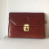 Vintage Leather Clutch With An Embossed D Purse Hand Bag Distressed Worn Indie Hipster Bohemian Chic Urban Librarian Chic Christmas Gift -Cheap Bags & Purses Store il fullxfull.2620773433 cnpj
