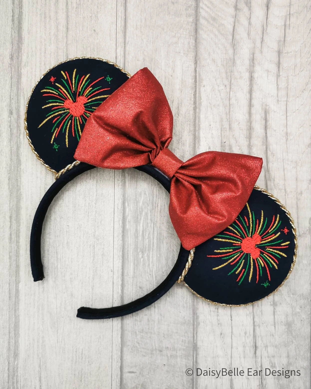 Christmas Fireworks Inspired Minnie Ears, Very Merry Christmas Disney Ears, Mickey Ears 4 Christmas Fireworks Inspired Minnie Ears, Very Merry Christmas Disney Ears, Mickey Ears - Image 2