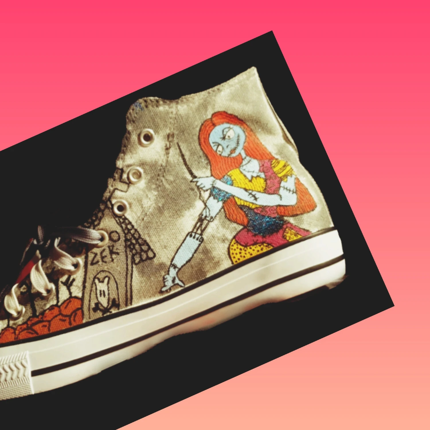 Nightmare Before Christmas Hi-Tops 6 Nightmare Before Christmas Hi-Tops - Image 5