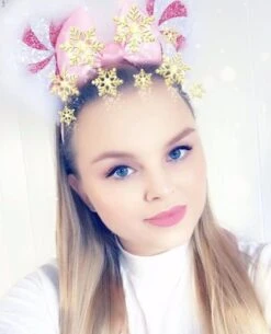 Fluffy Candy Cane Minnie Mouse Ears With Satin Bow - Xmas Headband Christmas Minnie Headband - Christmas Accessories - Magical Headbands -Cheap Bags & Purses Store il fullxfull.2652050556 n2xn