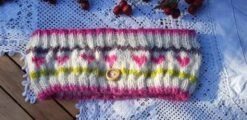 Hand Knitted Women Or Girls Light Weight Hand Knitted Fair Isle Headband In Alpaca Wool. Handmade Gift For Her, Birthday, Christmas. -Cheap Bags & Purses Store il fullxfull.2662451488 b8c5
