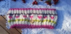 Hand Knitted Women Or Girls Light Weight Hand Knitted Fair Isle Headband In Alpaca Wool. Handmade Gift For Her, Birthday, Christmas. -Cheap Bags & Purses Store il fullxfull.2662451554 ngpt