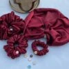 Burgundy Satin Hair Scrunchie, Hair Scrunchie, Giant Scrunchie, Gift Idea, Personalised Present, Gift For Her, Christmas Presents 2 Burgundy Satin Hair Scrunchie, Hair Scrunchie, Giant Scrunchie, Gift Idea, Personalised Present, Gift For Her, Christmas Presents -Cheap Bags & Purses Store il fullxfull.2687273906 2jnv