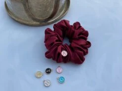 Burgundy Satin Hair Scrunchie, Hair Scrunchie, Giant Scrunchie, Gift Idea, Personalised Present, Gift For Her, Christmas Presents -Cheap Bags & Purses Store il fullxfull.2687274126 rng9