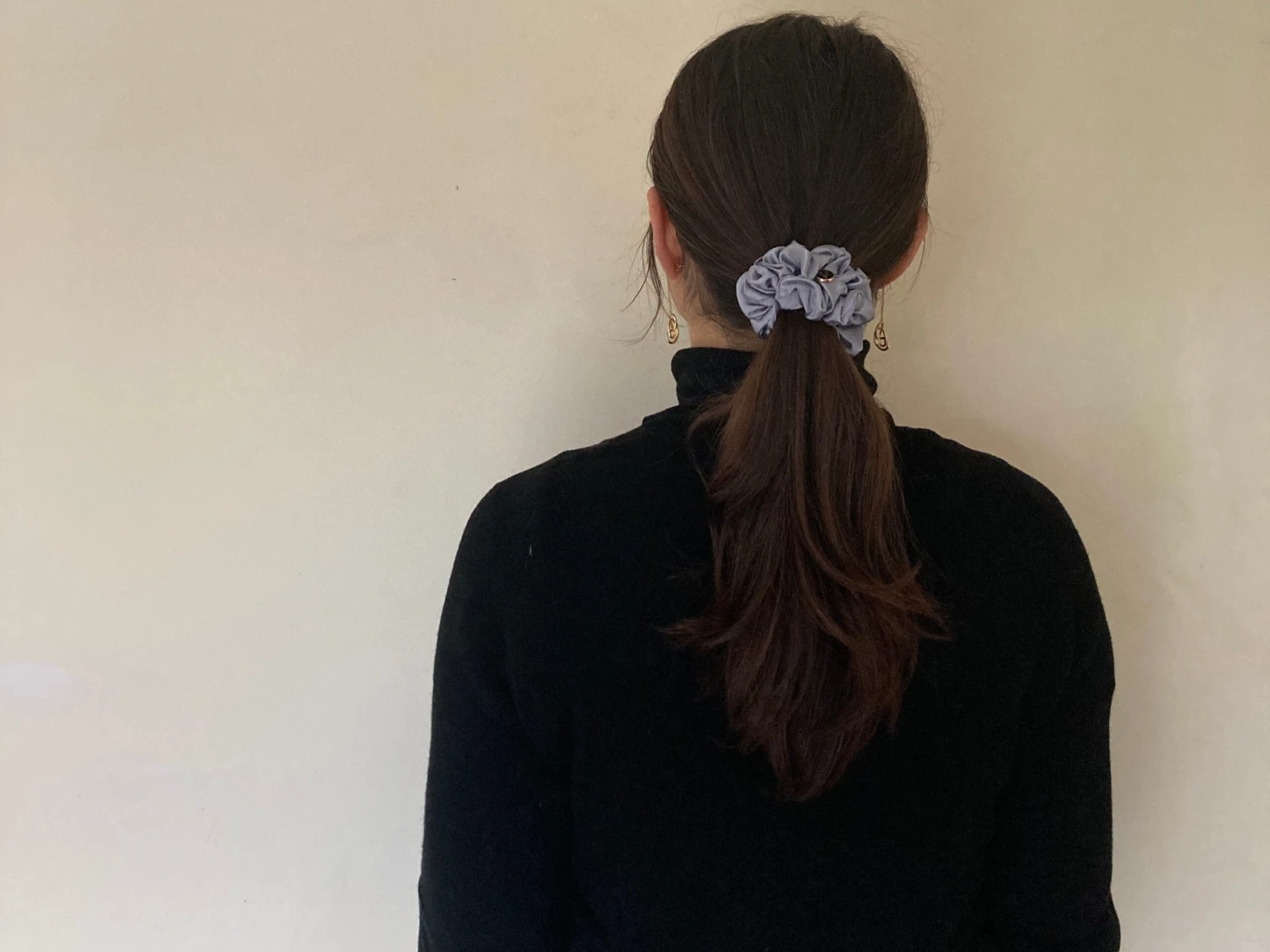 Grey Satin Hair Scrunchie, Hair Scrunchie, Giant Scrunchie, Gift Idea, Personalised Present, Gift For Her, Christmas Presents 11 Grey Satin Hair Scrunchie, Hair Scrunchie, Giant Scrunchie, Gift Idea, Personalised Present, Gift For Her, Christmas Presents - Image 9