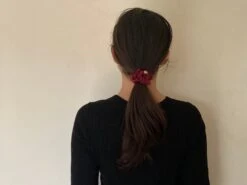 Burgundy Satin Hair Scrunchie, Hair Scrunchie, Giant Scrunchie, Gift Idea, Personalised Present, Gift For Her, Christmas Presents -Cheap Bags & Purses Store il fullxfull.2739284533 b11y