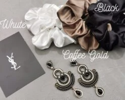 Silk Scrunchie SET, SILK Hair Tie, Satin Silk Scrunchies, CHRISTMAS Gift, Hair Band, Headbands, Secret Santa, Stocking Filler, Vegan Hair Uk -Cheap Bags & Purses Store il fullxfull.2989722652 9oy2