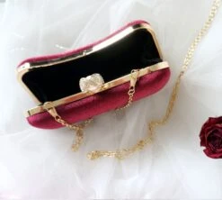 Double-Strap Clutch, Convertible Shoulder Bag, Christmas & Holiday, Removable Gold-Plated Chain Evening Clutch, Wedding, Prom Night Out -Cheap Bags & Purses Store il fullxfull.3000762166 9yiz