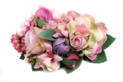 Vintage Modern Pin Up Corsage Pink Burlesque Rockabilly Jive Swing 1940 1950 Wedding Birthday Christmas Gift Accessories