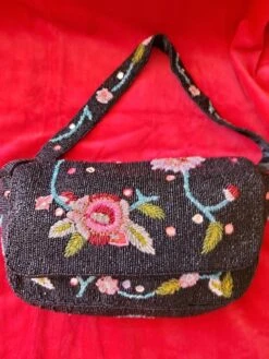 Gorgeous Vintage Handmade Heavily Micro Beaded Handbag Boho Styling Festival Bag Quirky Purse Ships Worldwide Christmas Gift For Female -Cheap Bags & Purses Store il fullxfull.3191610951 doe9