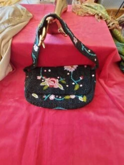 Gorgeous Vintage Handmade Heavily Micro Beaded Handbag Boho Styling Festival Bag Quirky Purse Ships Worldwide Christmas Gift For Female -Cheap Bags & Purses Store il fullxfull.3191611065 ak5y