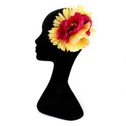 Vintage Modern Pin Up Yellow Poppies Hair Flower 1940 1950 Burlesque Cabaret Wedding Birthday Christmas Gift Accessories. -Cheap Bags & Purses Store il fullxfull.3215897073 oge7