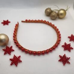 Christmas Hairband, Pearl Headband, Beaded Headband, Colourful Hairband, Christmas Stocking Filler For Girls, Skinny Alice Band, -Cheap Bags & Purses Store il fullxfull.3298001068 kcv2