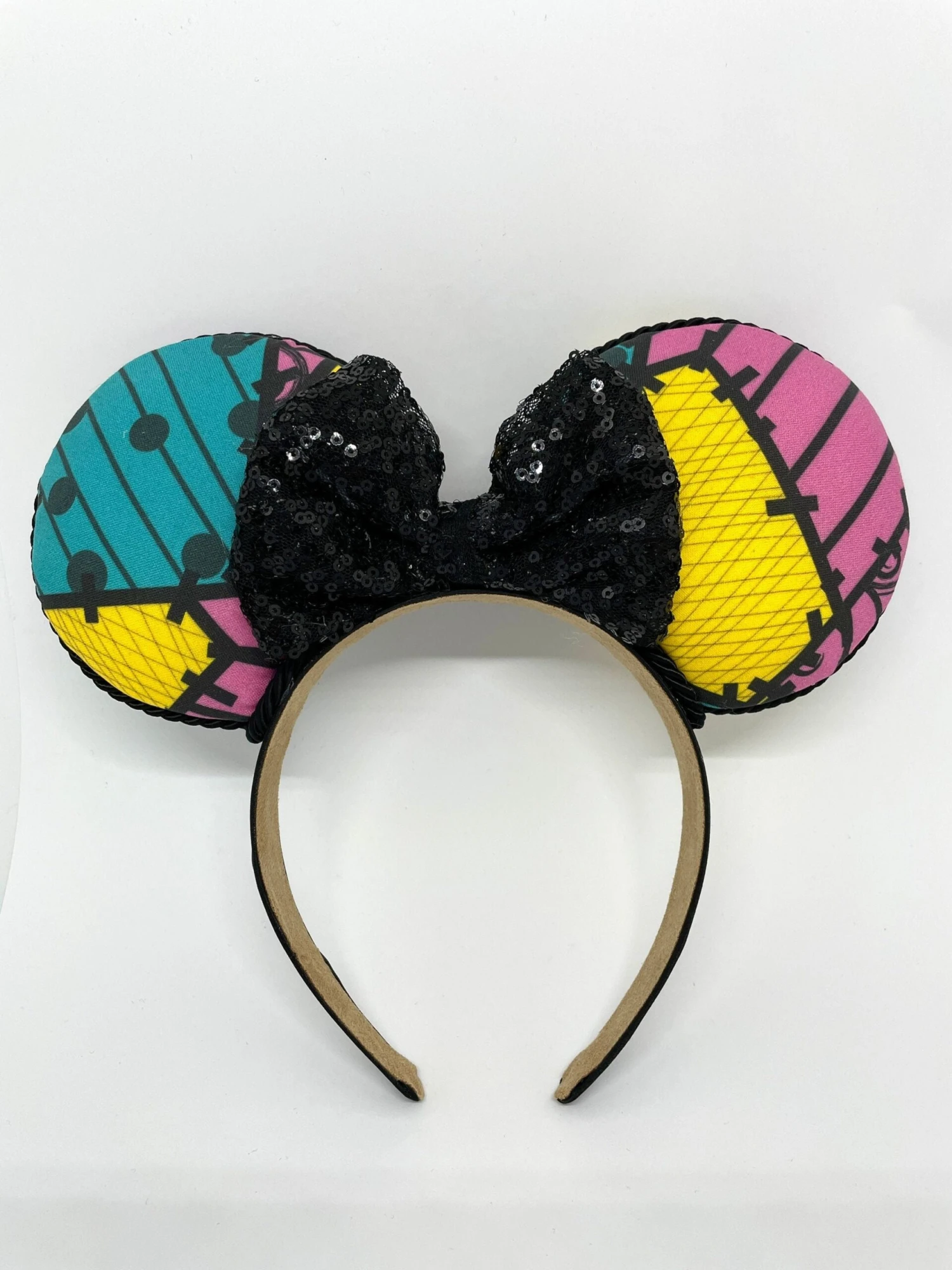 Sally Nightmare Before Christmas Inspired Minnie Ears, Sally Minnie Ears, Halloween Minnie Ears, Jack And Sally Ears, Nightmare Before Ears 4 Sally Nightmare Before Christmas Inspired Minnie Ears, Sally Minnie Ears, Halloween Minnie Ears, Jack And Sally Ears, Nightmare Before Ears - Image 2