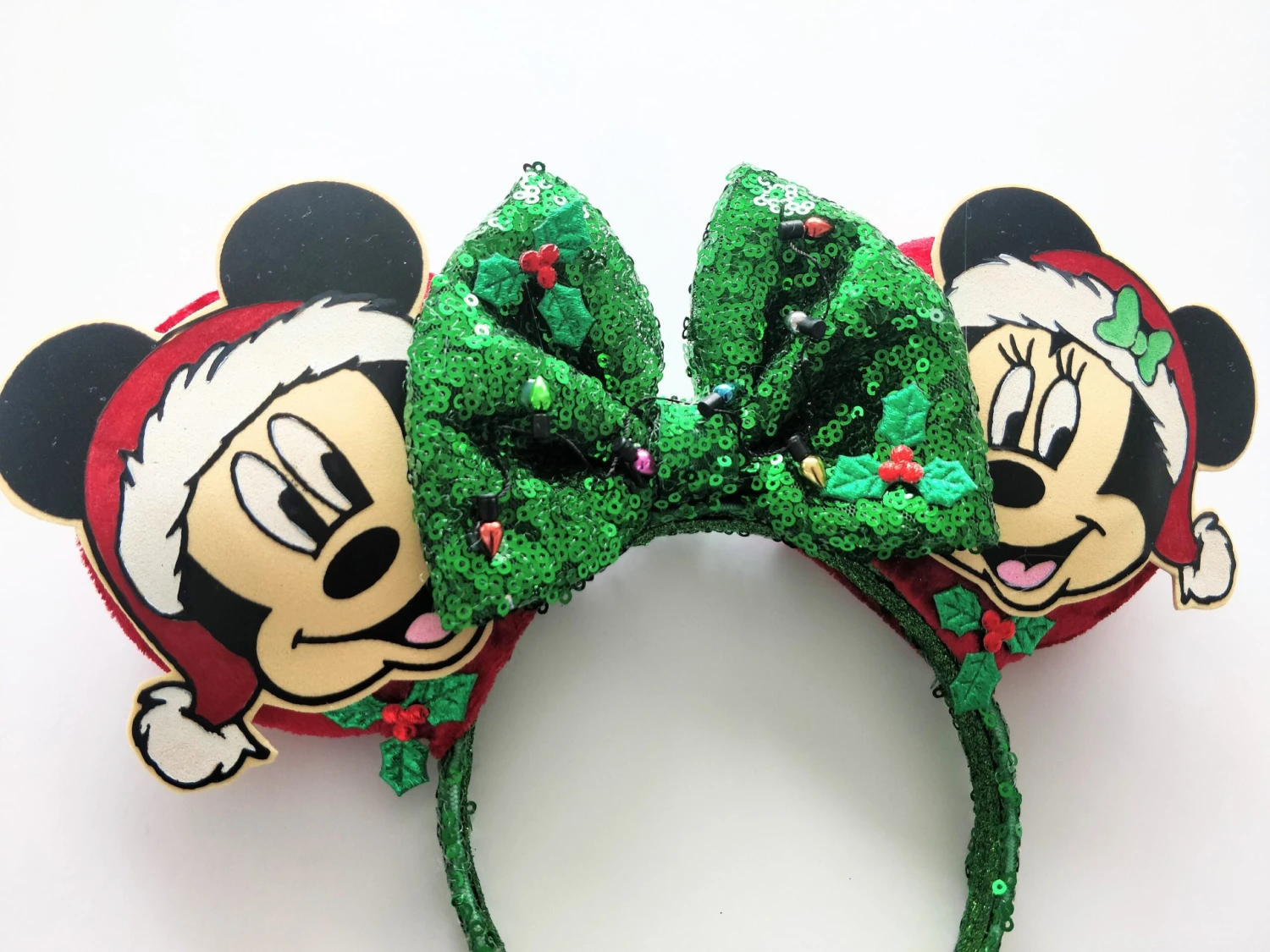 Christmas Mouse Ears - Handmade 3 Christmas Mouse Ears - Handmade