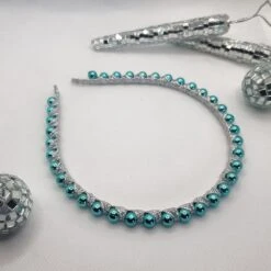 Christmas Hairband, Pearl Headband, Beaded Headband, Colourful Hairband, Christmas Stocking Filler For Girls, Skinny Alice Band, -Cheap Bags & Purses Store il fullxfull.3345698473 r4it
