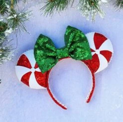 Peppermint Swirl Christmas Mouse Ears -Cheap Bags & Purses Store il fullxfull.3362901916 my0h