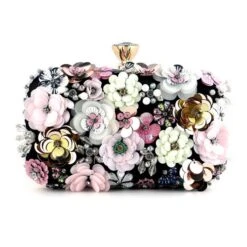 Bespoke Flower Clutch Bag, Purse For Wedding, Bridesmaids Bag, Gift For Her, Christmas Gift, Birthday Gift For Her, Flower Bag, Handmade Bag -Cheap Bags & Purses Store il fullxfull.3377442643 3ugp