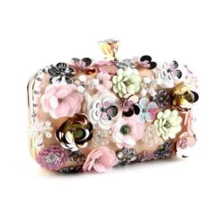 Bespoke Flower Clutch Bag, Purse For Wedding, Bridesmaids Bag, Gift For Her, Christmas Gift, Birthday Gift For Her, Flower Bag, Handmade Bag -Cheap Bags & Purses Store il fullxfull.3377442645 iypc